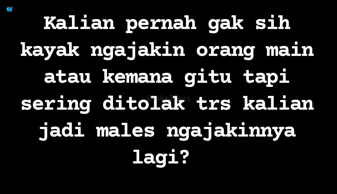 [Askrl] pernah gak?