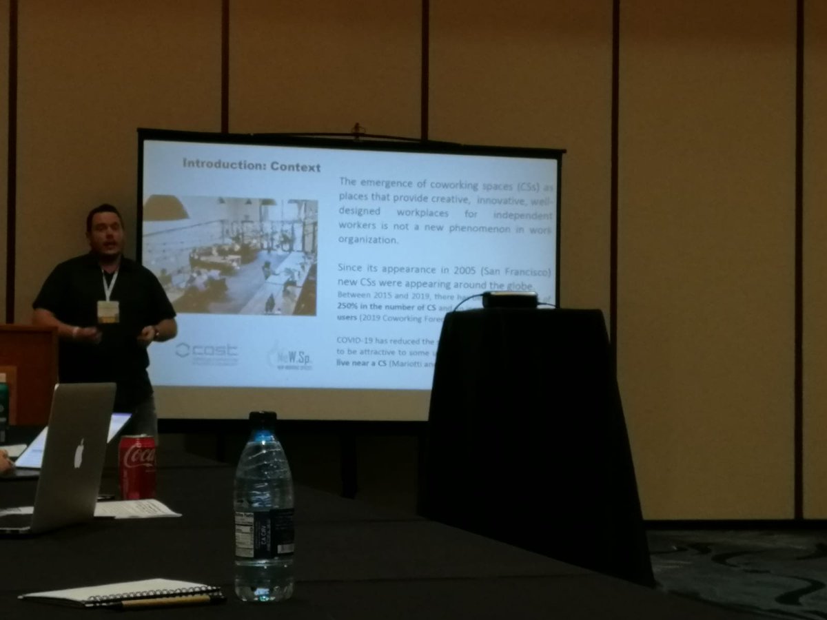 A pleasure to present our research about #Coworking spaces in #Europe at the 62nd @theWRSA conference in #Hawaii. Paper jointly with @GrzegorzMicek and Martijn Smit linked to the @NewWorkingSpace #CA18214 project #RegionalEconomics
