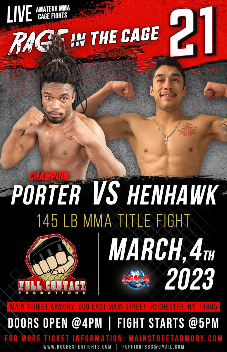 Rochesterfights's tweet photo. This will be the best fight card you can ever watch live in person, get your tickets now, https://t.co/EsYbTgOPdf #akamemorialservice #ChampionsLeague #gistlover #Mainstreammedien #nationalcomedyawards https://t.co/7ZxnNt7oTf