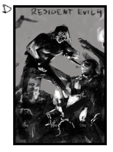 RE4 cover thumbnail sketches. Vote ⏬ 