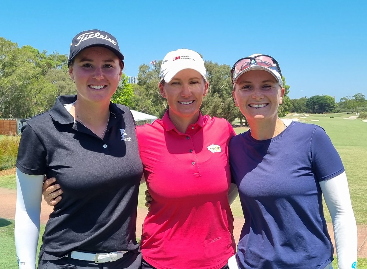 WPGATour's tweet photo. This superstar group collectively shot 20-under today! 🙌🤩 #girlpower

Leaderboard ➡️ https://t.co/abF9il5qGH 

#WebexPlayersSeries | #TPSSydney https://t.co/J1Oy7Dlr3x