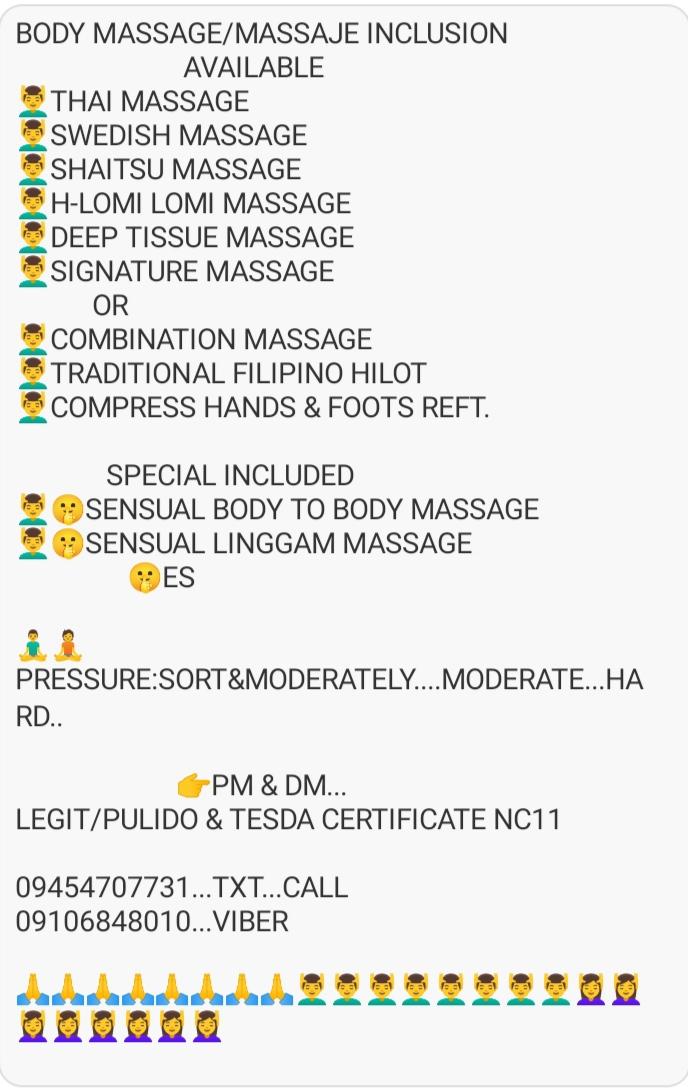 LEGIT_BJDEEP's tweet photo. Pm &amp; DM Me SINO GUSTO MAG PAMASSAGE ALWAYS AVAILABLE.. https://t.co/4RZ9bYh4LA