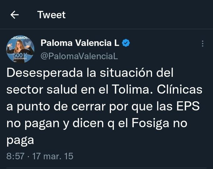 Paloma, Robledo y De La Calle, de acuerdo con el gobierno en que las EPS no funcionan.