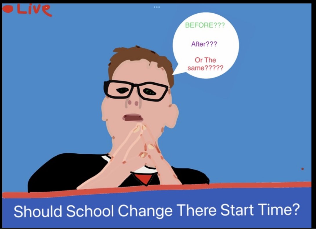 nhorbaczewski1's tweet photo. Ss use @AppleEDU apps to create authentic podcast debates for the question "Should school have later start times?" Thank you @JulieNolanRyan & @iTeacher5th for your #AppleNumbers organizer! @Hille_Huskies @ForestRidge142 #everyonecancreate #greathappenshere https://t.co/so2lC5XIet