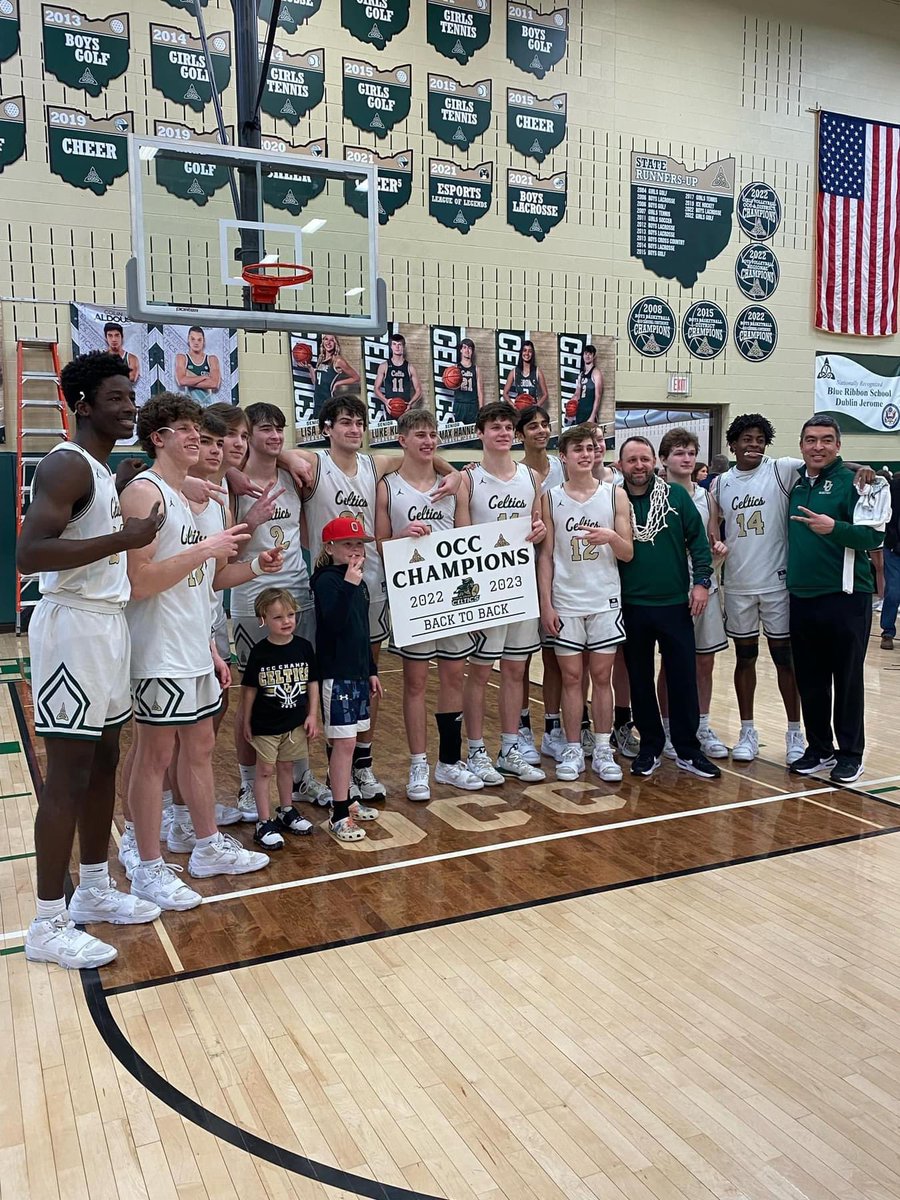 Celts get the W over Darby tonight! Extremely proud of these everyday guys for setting a school record 20 straight OCC Conference wins! #RST #Back2Back #JustUsCelts