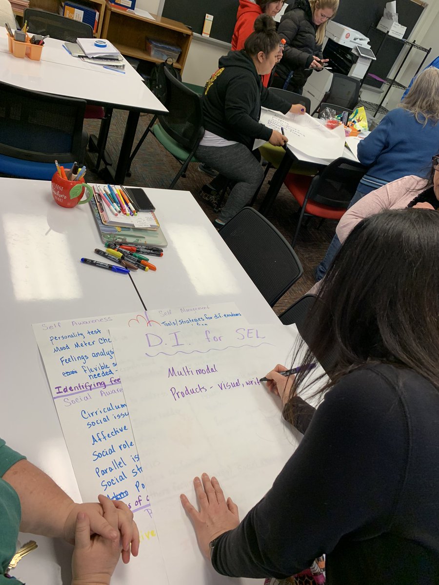 ChamizaConejos's tweet photo. Chamiza Staff dug a bit deeper into Social Emotional Development this week. Collaborating and sharing strategies on how to teach and differentiate among our students. Such an amazing team of educators! #Leadwithkindnessandpassion #socialemotionallearning https://t.co/MMafKQZ5qy