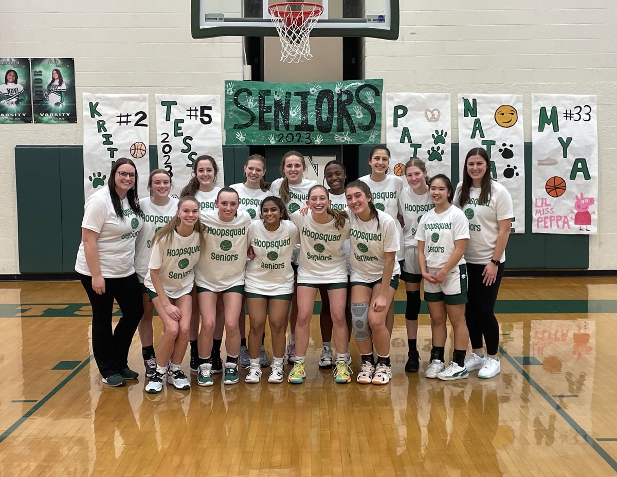 Awesome effort for another TEAM WIN tonight over Hartland 51-40! We love our seniors!!! 💚🤍 <a href="/NoviGirlsHoops/">NoviGirlsBasketball</a> 

Natalie Spence led with 12 points, Mya Vuljaj with 10, Jordan Popyk with 9, and Anna Lindsey with 9.
