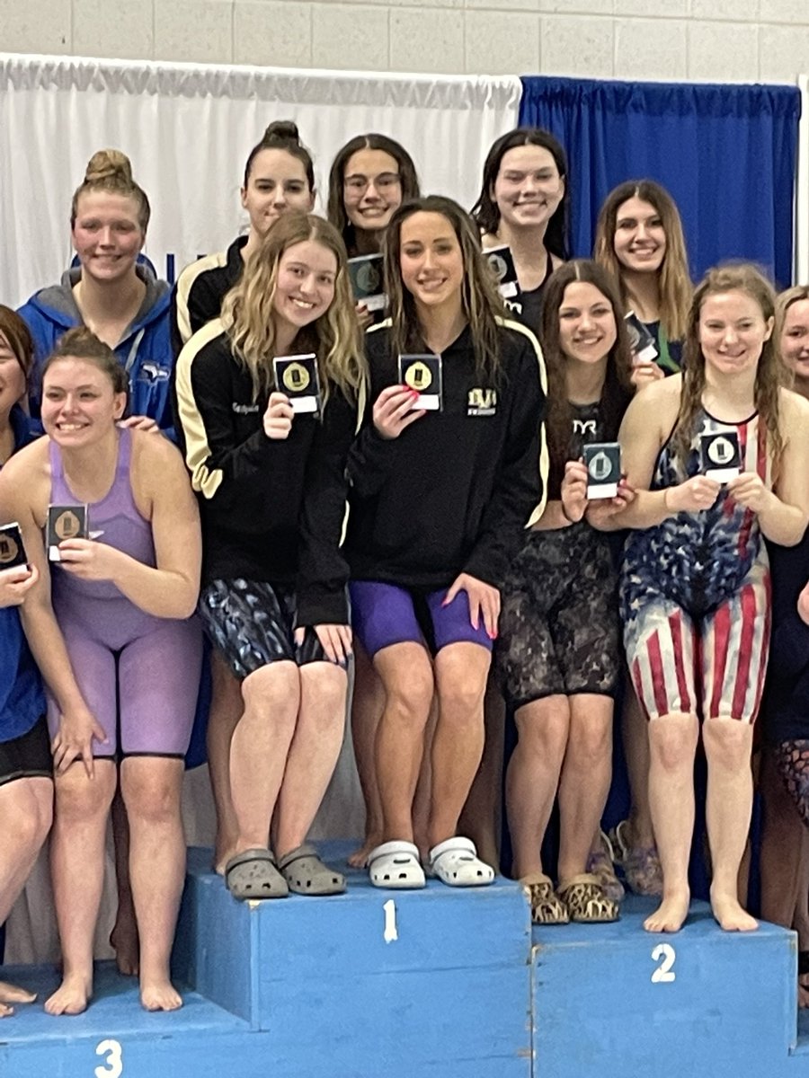 BVALeopardSwim's tweet photo. 🚨Podium Alert🚨 1st place Girls 200 Medley Marty, Ava, Melina, Marlee#@BvasdAthletics https://t.co/3fnaVfo0HZ