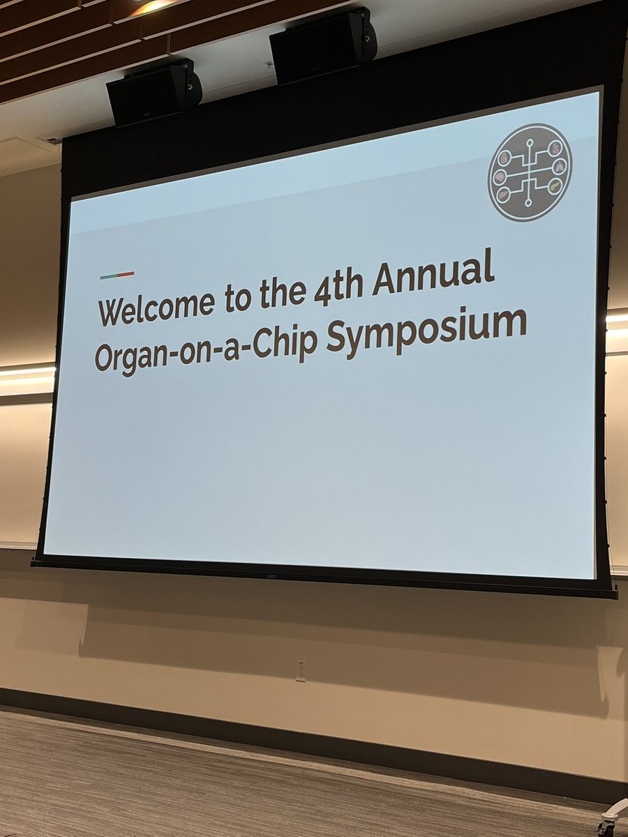 Really enjoying the 4th Annual Organ-on-a-chip Symposium at UCSD. Many fantastic talks!