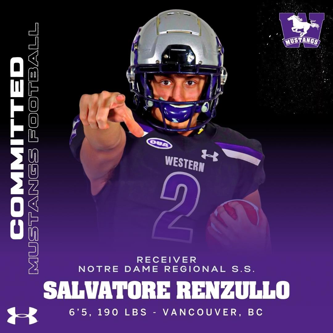 110% ready to work. I want to thank my family and friends for their constant sacrifice and belief in me, as well as my teammates and coaches for helping me achieve more than I ever knew I could. Can’t wait to ball <a href="/westernuFB/">Western Mustangs Football</a> 💜🤍
