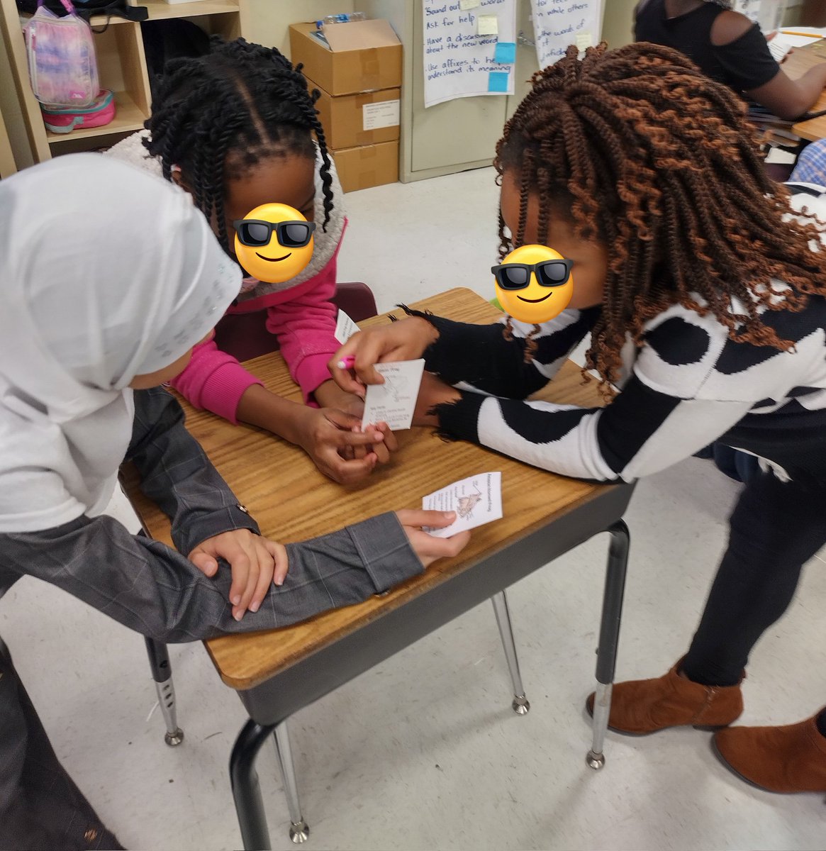 We wrapped up Module 2 in EL today. What a proud moment! These little ones are so proud to have written their own "Freaky Frog Book" with pourquoi tales and informative paragraphs/essay. They even made a Freaky Frog Trading Card. 🙂

<a href="/ParticipateLrng/">Participate Learning</a> 
#UnitingOurWorld