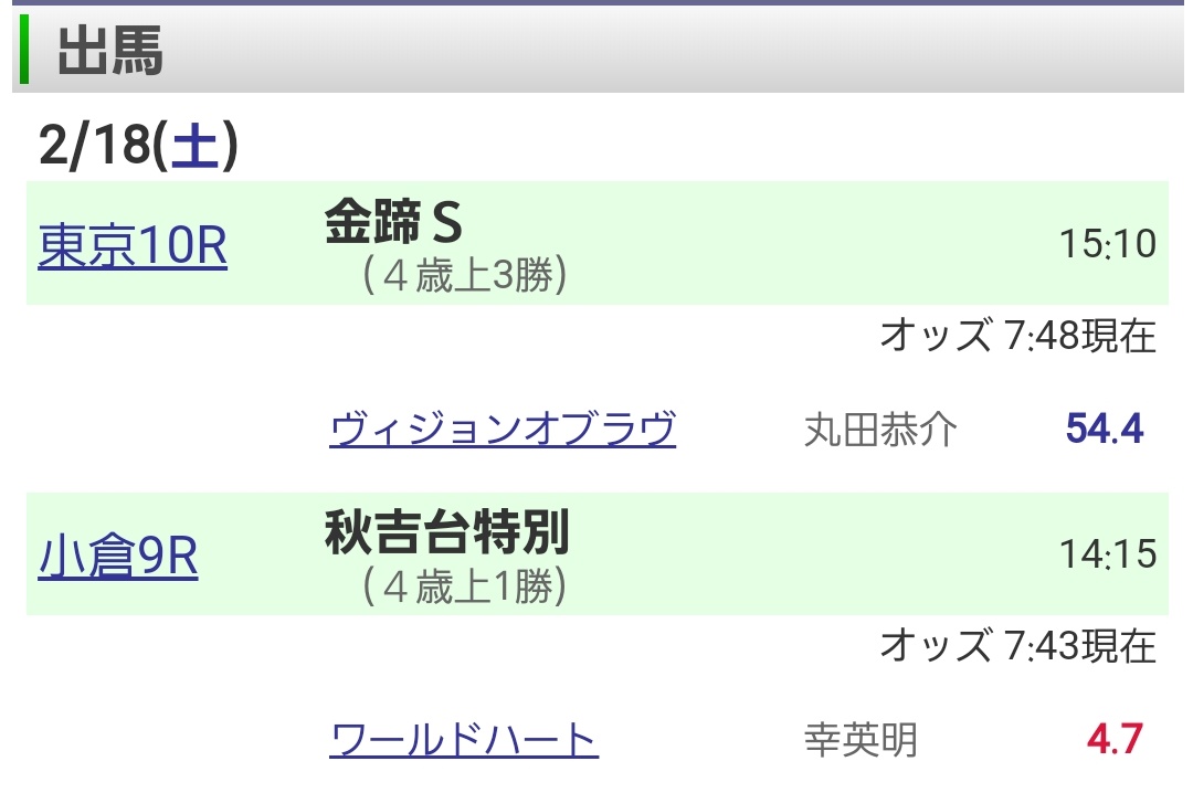 ヴィジョンオブラヴ🐴
得意な距離で末脚炸裂させて🏇💨 