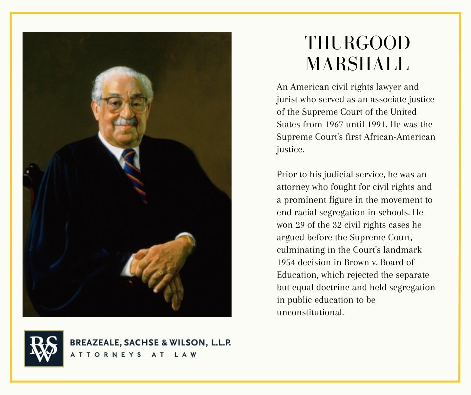 BSW on Twitter "Thurgood Marshall successfully argued before the