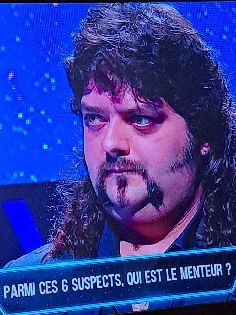 ElGueu's tweet photo. @ElGueu sur tf1 
#VisualSuspect https://t.co/38G5ICtIT3