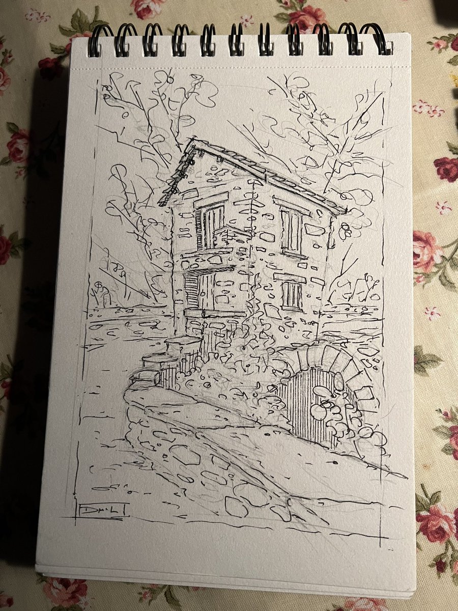 donoghmclaverty's tweet image. Bridge house sketch #scribbles #sketchbook