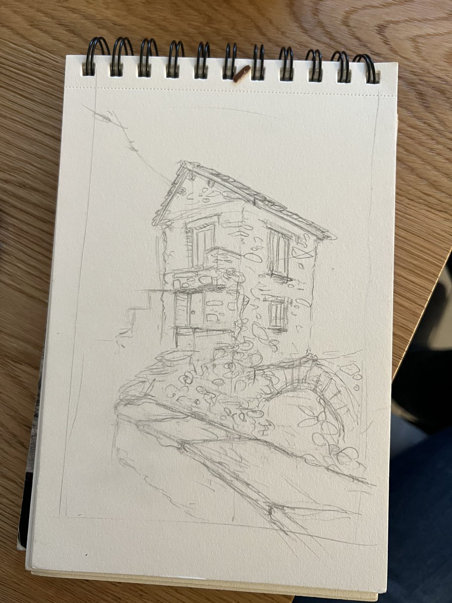 donoghmclaverty's tweet image. Bridge house sketch #scribbles #sketchbook
