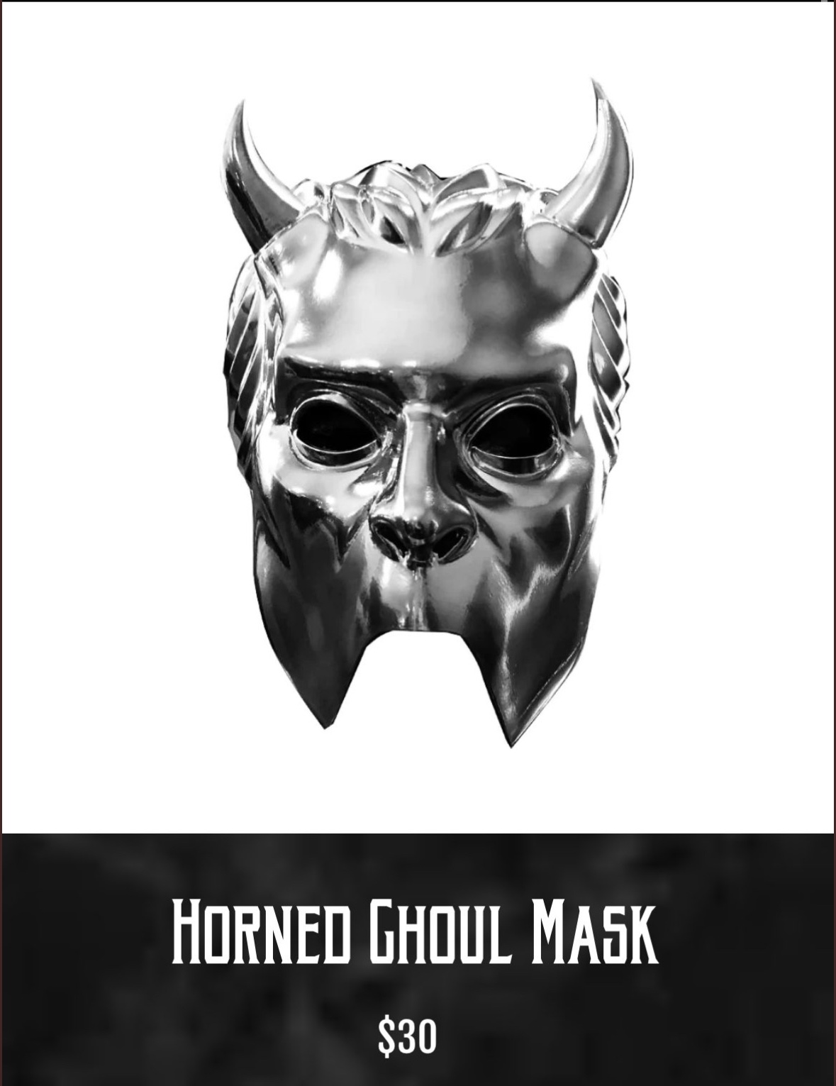 Horned Ghoul Mask – Ghost