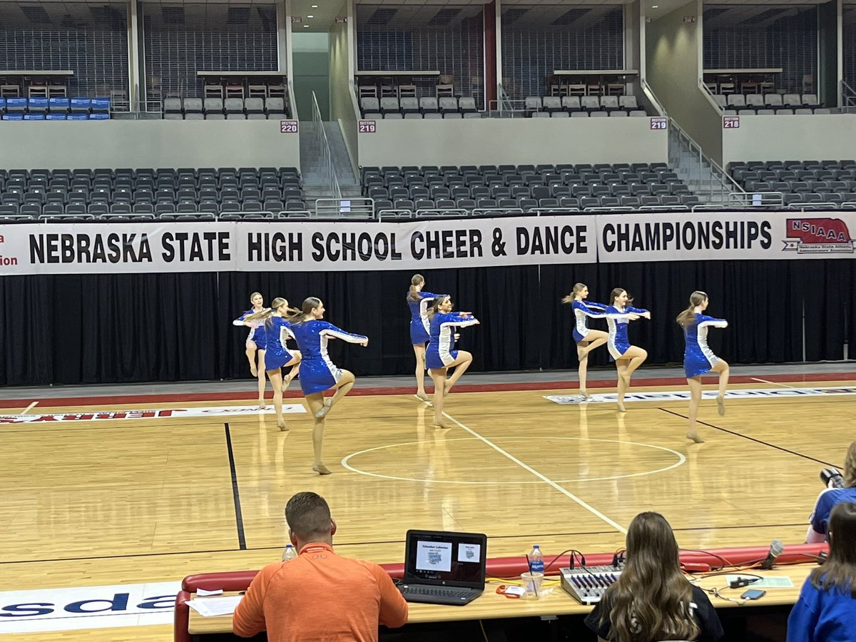 Lakeviewhigh's tweet photo. Lakeview Dance had some amazing performances today at State! So proud of these girls and their hard work throughout the year! Go Vikings! #lakeviewvikes https://t.co/fIU1AkfMuu