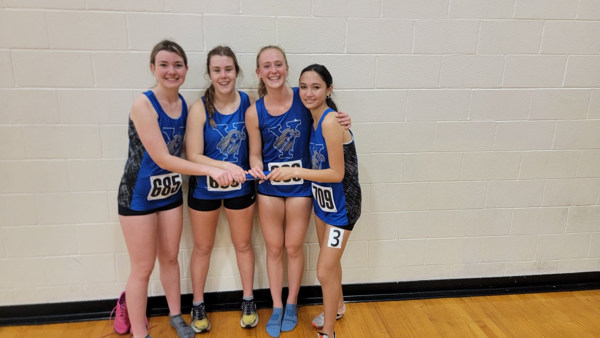 Girls 4x800m Relay earn their spot at the 3A State Championship and taken3rd at Regional Championship. Liz Ball, Even Rice, Grace Katzer (Mackenzie Nelson) &amp; Sohia Byrne. Congratulations ladies <a href="/YorkFalcons/">York Falcon Sports</a> <a href="/YorkHSAD/">John Ashley</a>