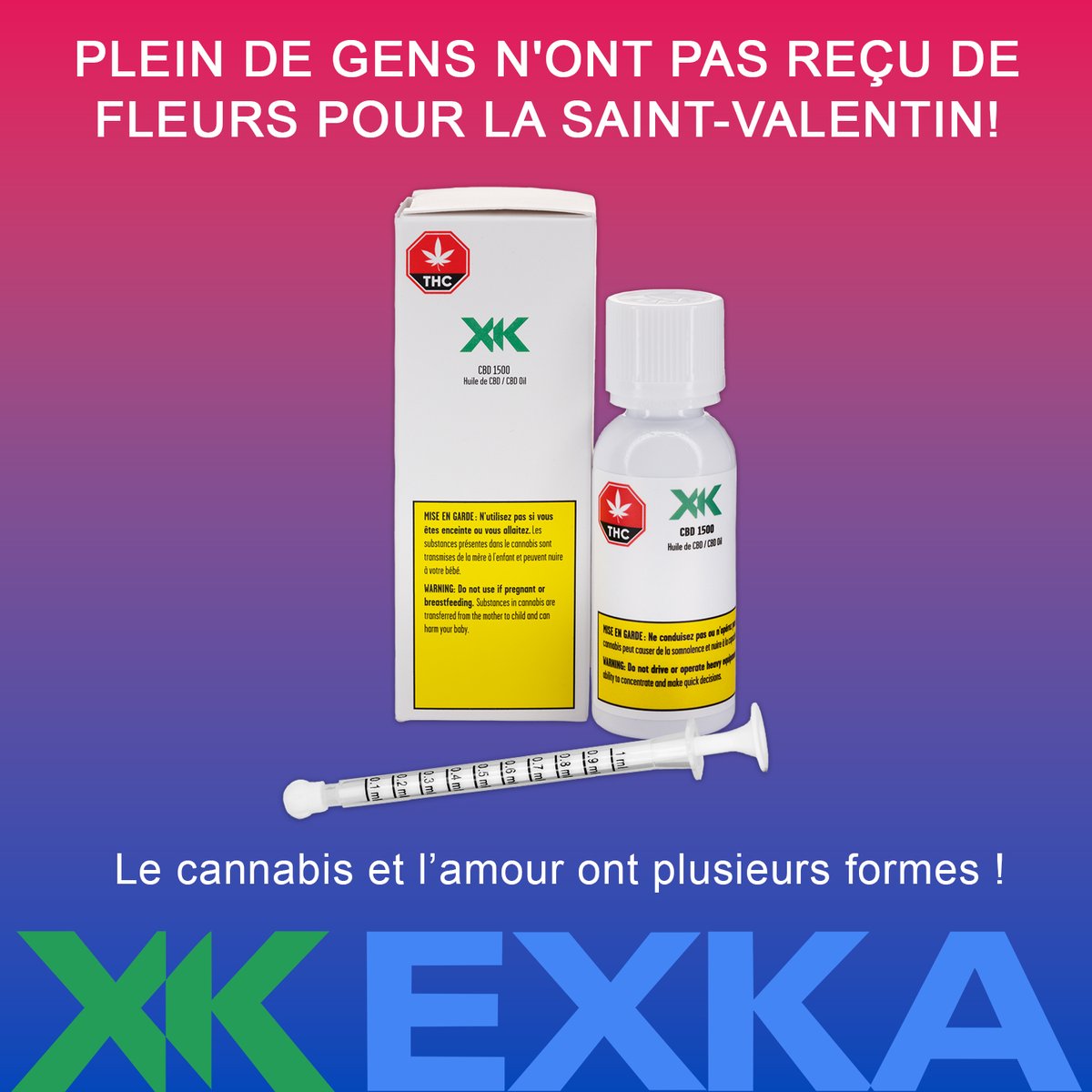 Est-ce le marché qui se transforme ou les QuébécoisEs?

#EXKA
#XK
#SaintValentin 
#Québec