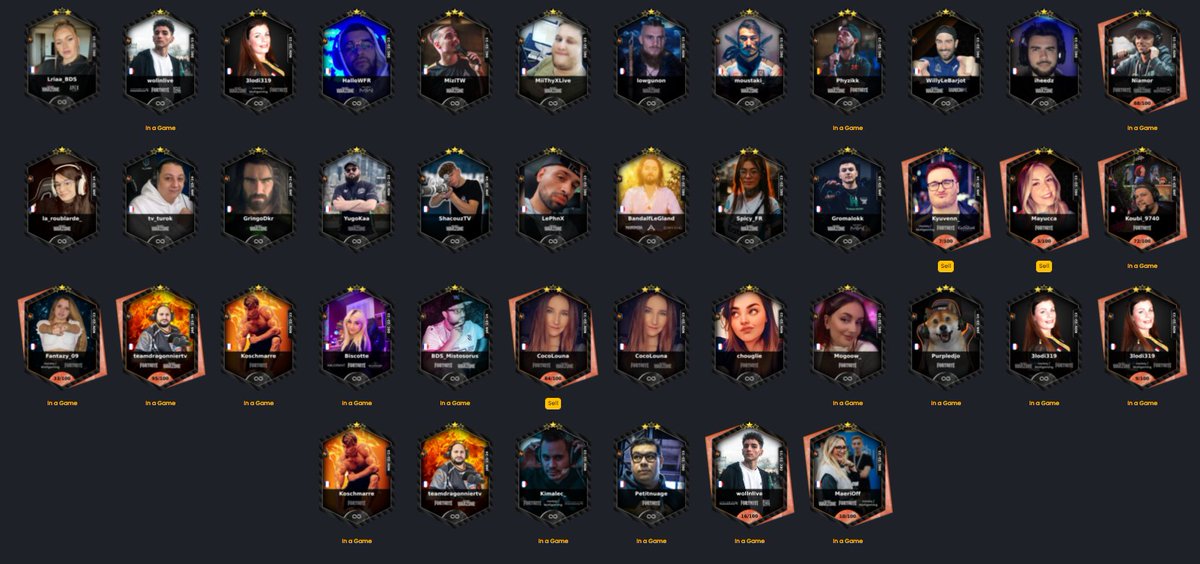 Lodi_Tv's tweet photo. Let's gooo ! Voila ma collection actuelle sur Skult ! Si toi aussi tu veux collectionner les cartes de tes streamers préférées n'hésite pas à t'inscrire via ce lien : https://t.co/CqQW1euB8u 
Tu gagneras automatiquement ma carte black ainsi qu'un pack de 12 cartes⚡@SKULT_gg https://t.co/IkgOkYlZA4