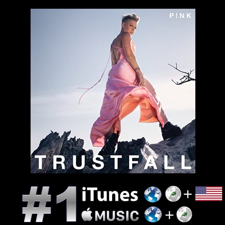 WORLDMUSICAWARD's tweet photo. #Pink's 9th studio album #TRUSTFALL lands at #1 on the Worldwide, European &amp; US iTunes Album charts and debuts atop the Worldwide &amp; European Apple Music Album charts!💪💿💥🥇🌎,🌍➕🇺🇸🎵 ➕🥇🌎&amp;🌍🍏🎼❤️‍🔥👑💗 https://t.co/9lfODfNY1q