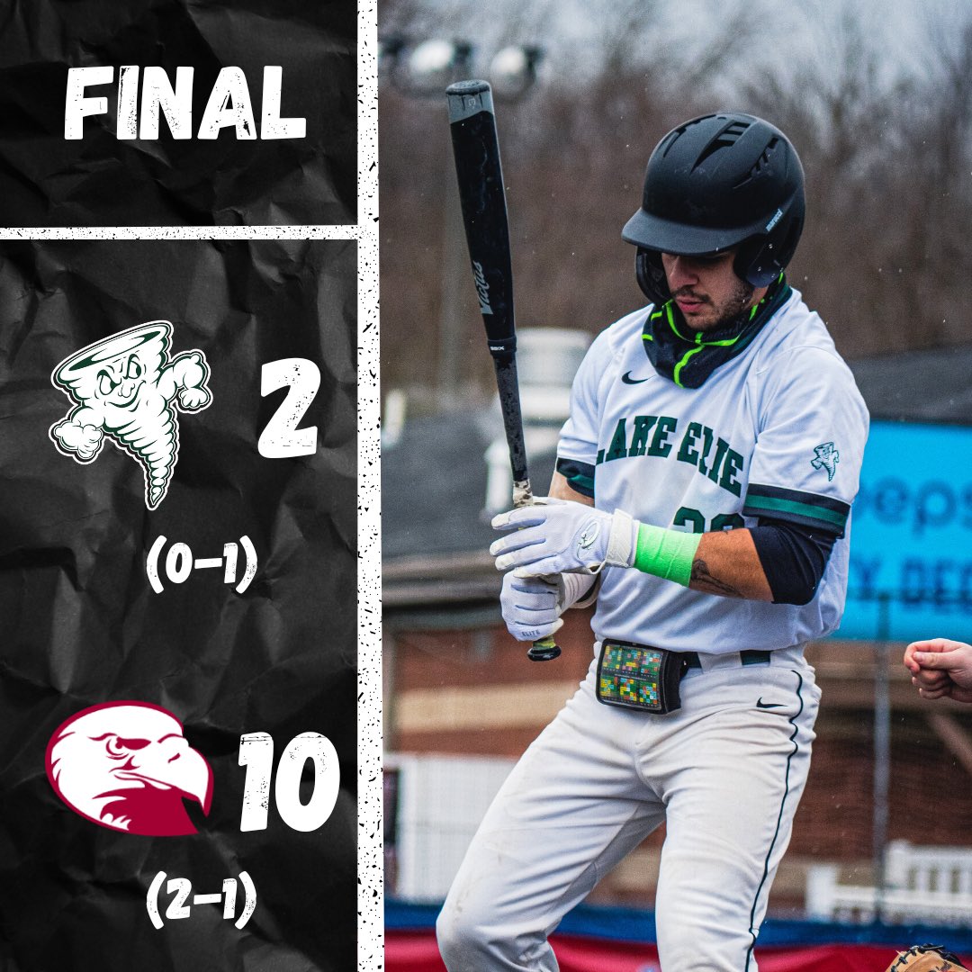 lakeeriebase's tweet photo. Storm fall short against Lock Haven in the ‘23 season opener.

We’re back at it tomorrow for a 3 PM first pitch against Cal U (PA). https://t.co/SgofpaqMSf