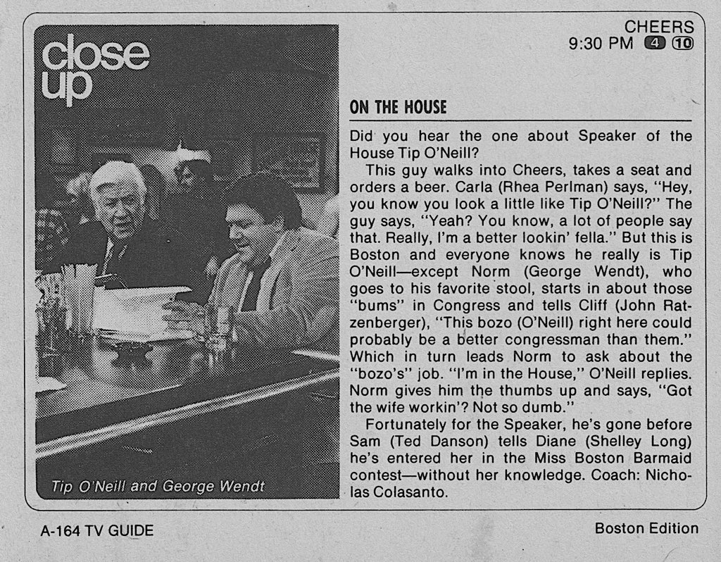 RetroNewsNow On Twitter NBC Primetime February 17 1983 Cheers retronewsnow-on-twitter-nbc-primetime-february-17-1983-cheers