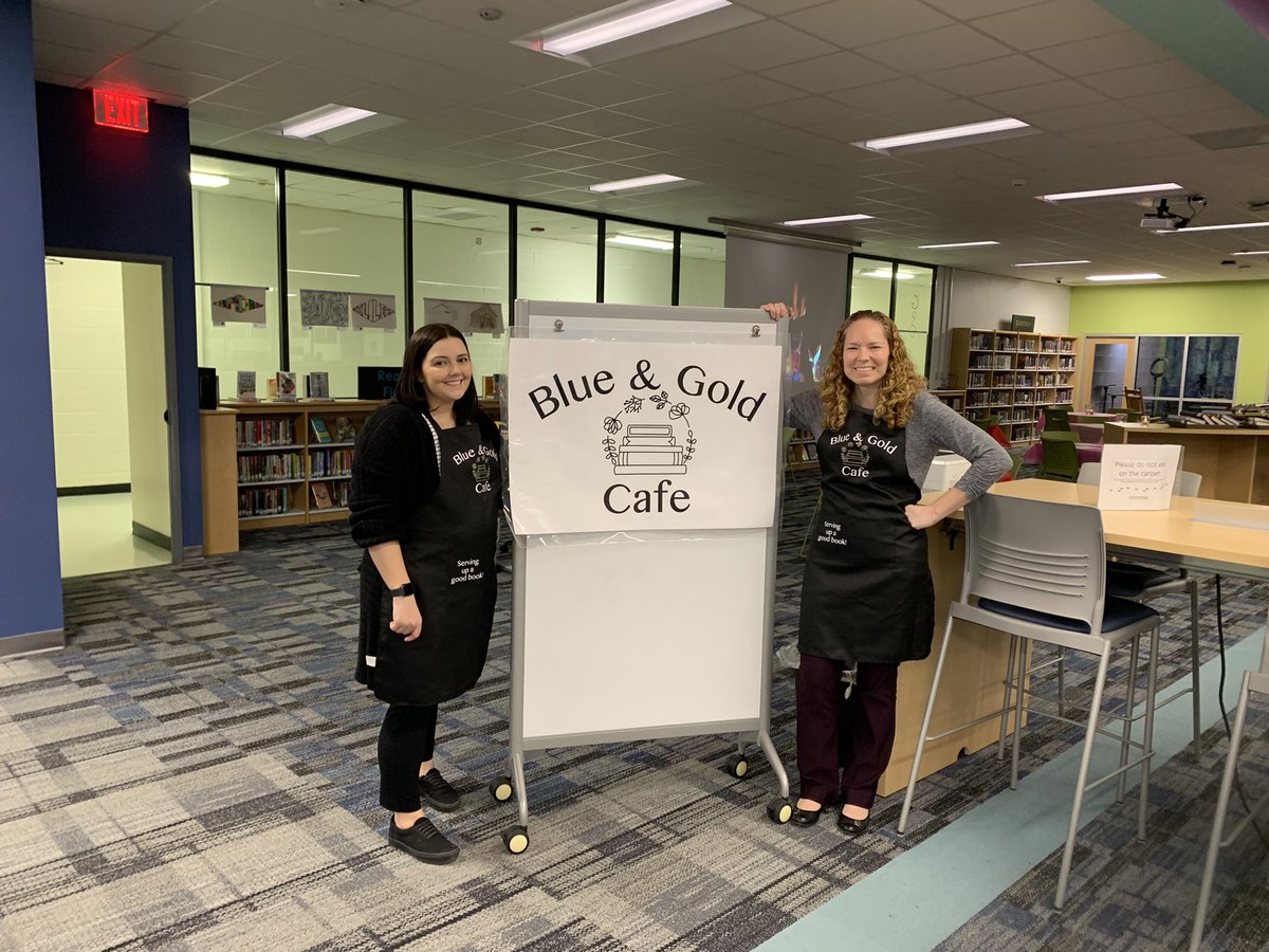 HattieGarrow's tweet photo. Shoutout to @stephyoung757 and @kypatton for inspiring us at the @VAASL conference! #booktasting @OfficialSHSPack @PackerLibrary https://t.co/kGOVI5nj1L