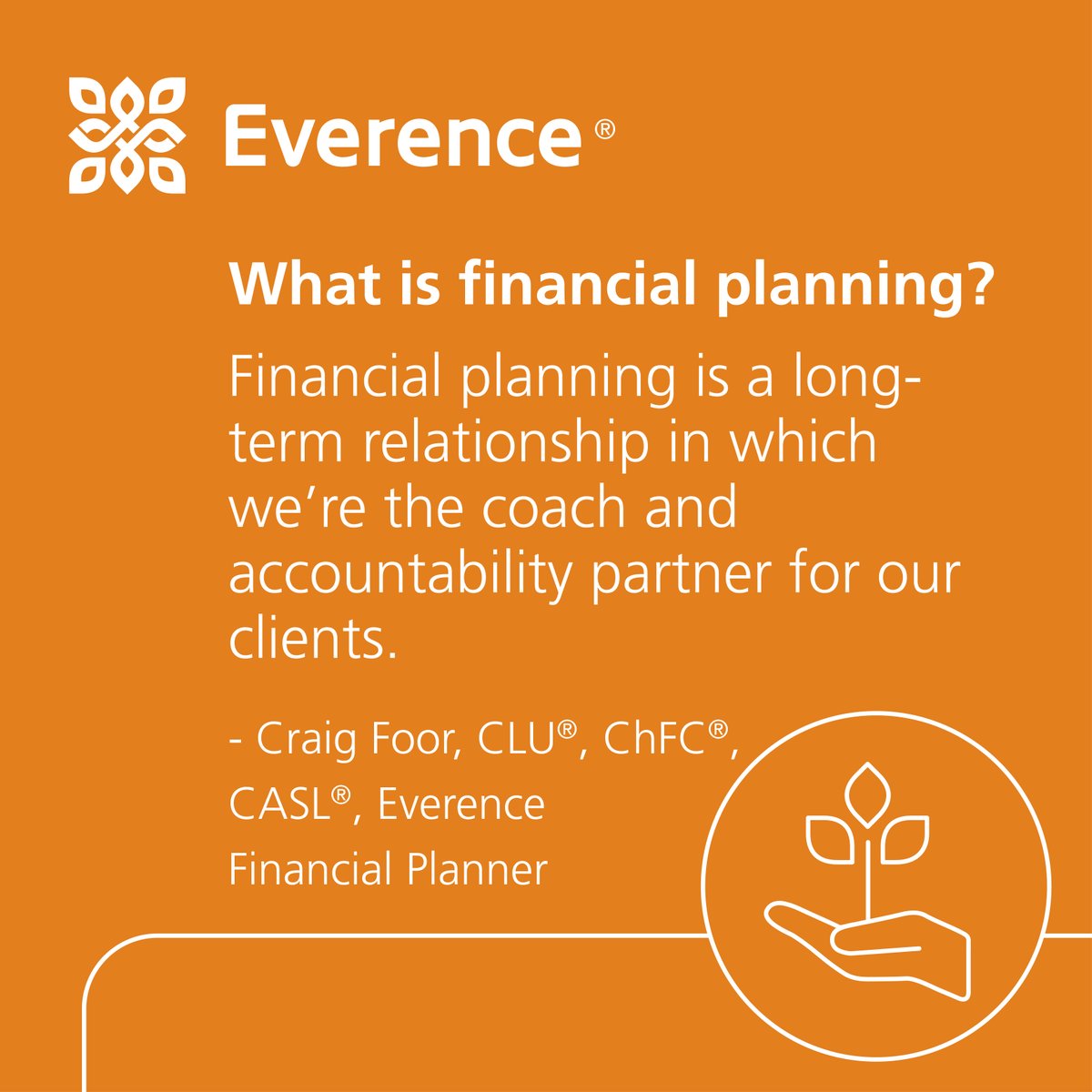 Everence's tweet image. Get to know more about how financial planning works at Everence! We work with our clients to help them achieve their life goals by helping them align their finances and values. 

evrnce.com/i7a

#financialfreshstart #financialplanning #personalfinance
