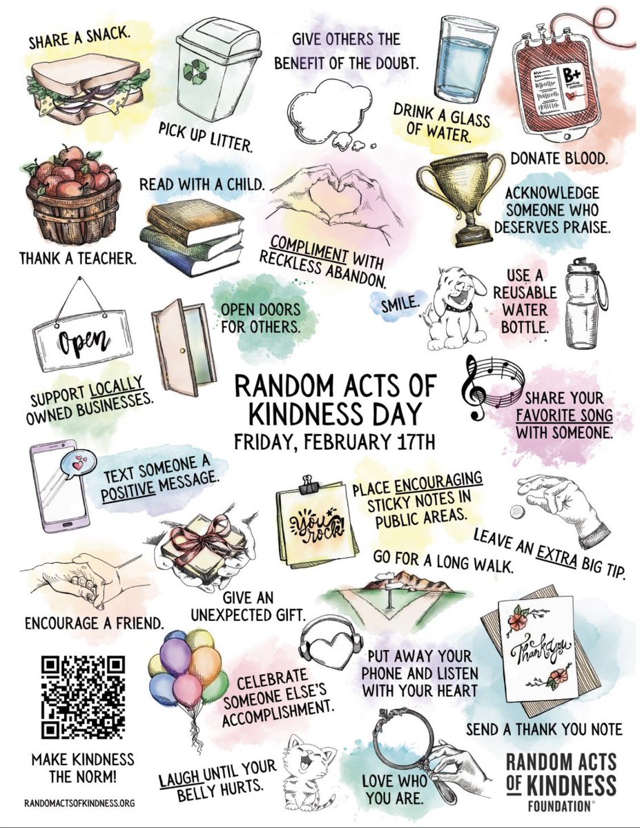 jenseve's tweet photo. Happy Random Acts of Kindness Day! Even the smallest gesture can make a huge impact! @RAKDay https://t.co/odm0V8L4xN