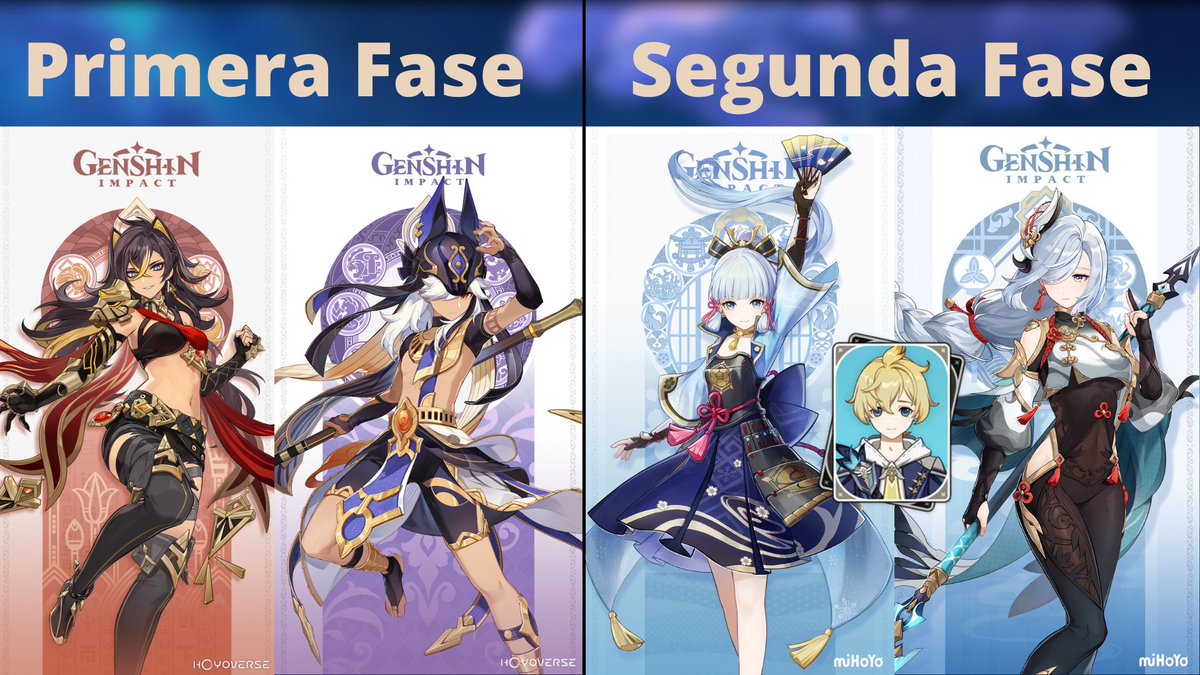 Hu__Tao_'s tweet photo. 🌟Banners para la v3.5☄️

#原神 #GenshinImpact https://t.co/hIL8PACZEq