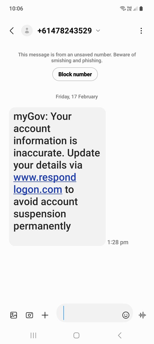 mckinj's tweet photo. Two days after changing my details I get this. I know it's a scam but how did they know? https://t.co/LBwVYGVvSV