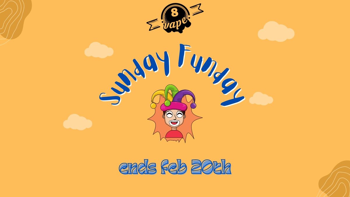EightVape's tweet photo. #SundayFunday #vapelove Some Great Deals From #CandyKing #Geekvape #Maskking -- Oh No Tomorrow Is Monday!! https://t.co/3iov51lRWv