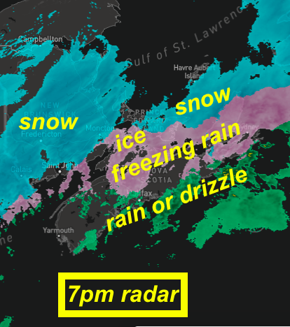 YHZweatherguy's tweet photo. 7pm: the Halifax airport has now dropped below freezing.  Turns icy downtown next 45-90 minutes.
take care and good night... https://t.co/uo9aaNrtZP