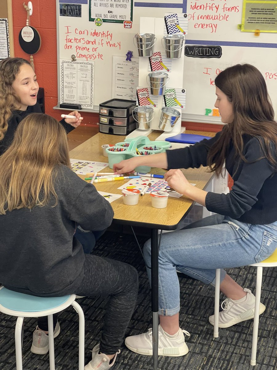 JackiMader's tweet photo. Random Acts of Kindness day! It has been too long since we had the whole district together. 💙 @WeAreGananda https://t.co/2mlTZBdK5R