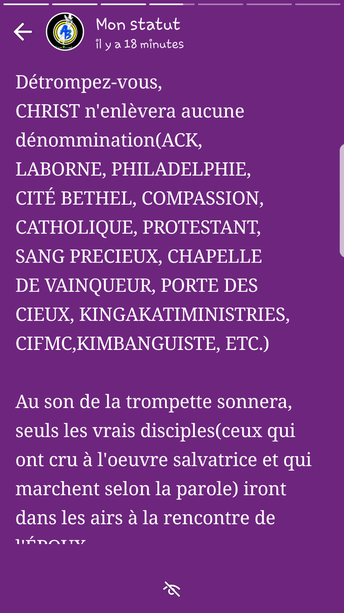 Wivine Mpemba Ndele de Jésus Christ. tweet media