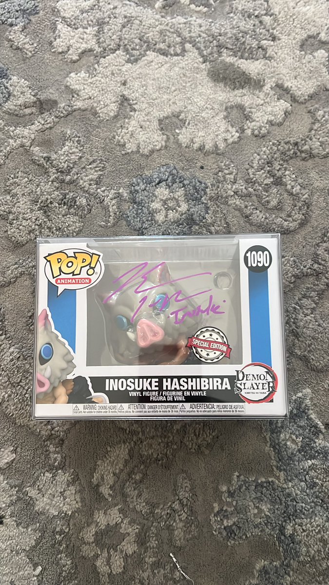 MAIL CALL 📣📢   
THANK YOU!!! <a href="/tinyvenus_/">🐾</a>  Purchased some amazing pops at an amazing price and ended up winning a giveaway for a Signed Inosuke ⚔️🔥🔥