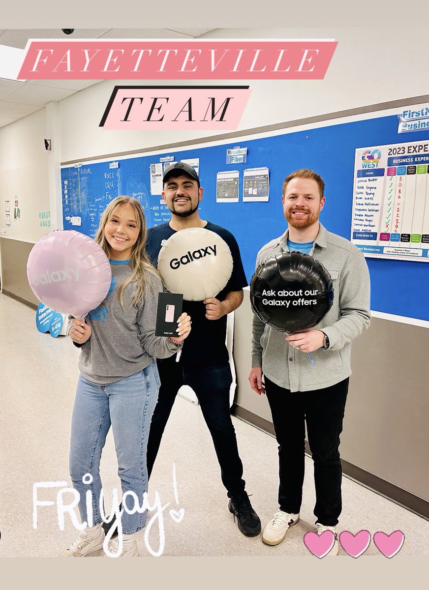 <a href="/FayTeam71/">Fayetteville Team</a> Manager’s are making #samsunglaunchday a SUCCESS!! 🥳 #GalaxyS23Ultra #SamsungS23Ultra @KAMO_A_Train <a href="/p_coleman24/">Phil Coleman</a> <a href="/kaleyaanderson/">Kaley Anderson</a> <a href="/JavinRay/">Javin</a> <a href="/AnwerRafiqi/">Anwer Rafiqi</a> #winmoore