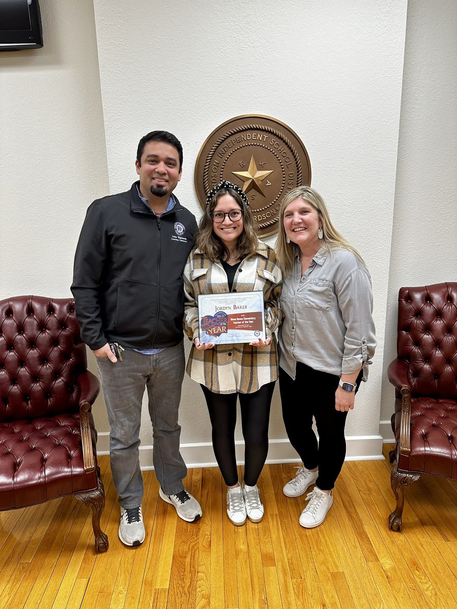 jordynayala's tweet photo. Still so honored for this accomplishment &amp; recognition. Glad my crew could be at the Board of Trustees meeting last night to see me receive my award. ❤️💙Congratulations to all the other Campus Teachers of the Year! #mhelevelup #risdbelieves #risdmath https://t.co/xge9hQElm7