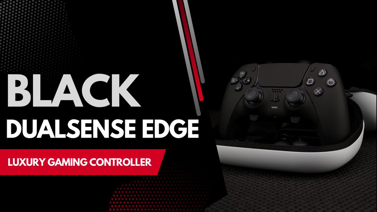 Take a look at our all black DualSense Edge controller! youtu.be/xUPrPGl8qro