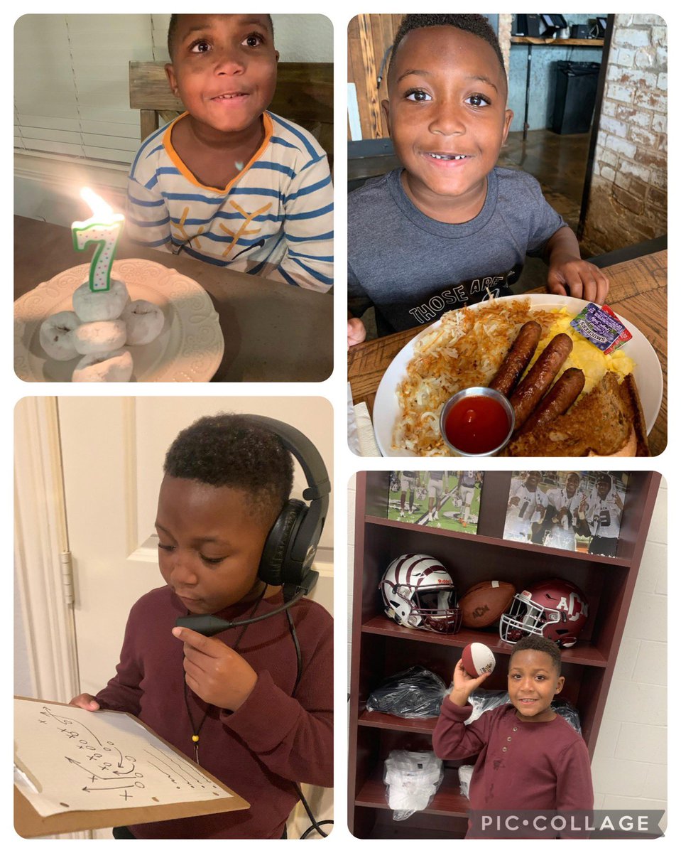 CoachDYJ's tweet photo. Birthday Shoutout to the one and only.  Happy 7th.  You bring so much joy to our life.  And anxiety, frustration, and craziness.  We love you.  #DYJ https://t.co/13QD8estsB
