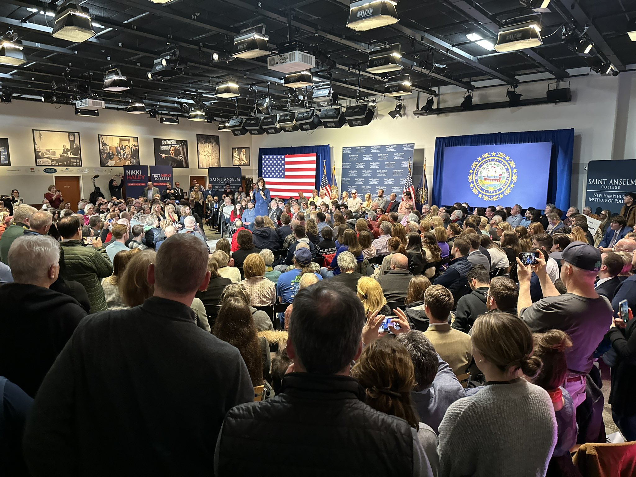 David Weigel on Twitter "Haley in Goffstown, NH, for the second public town hall of this trip