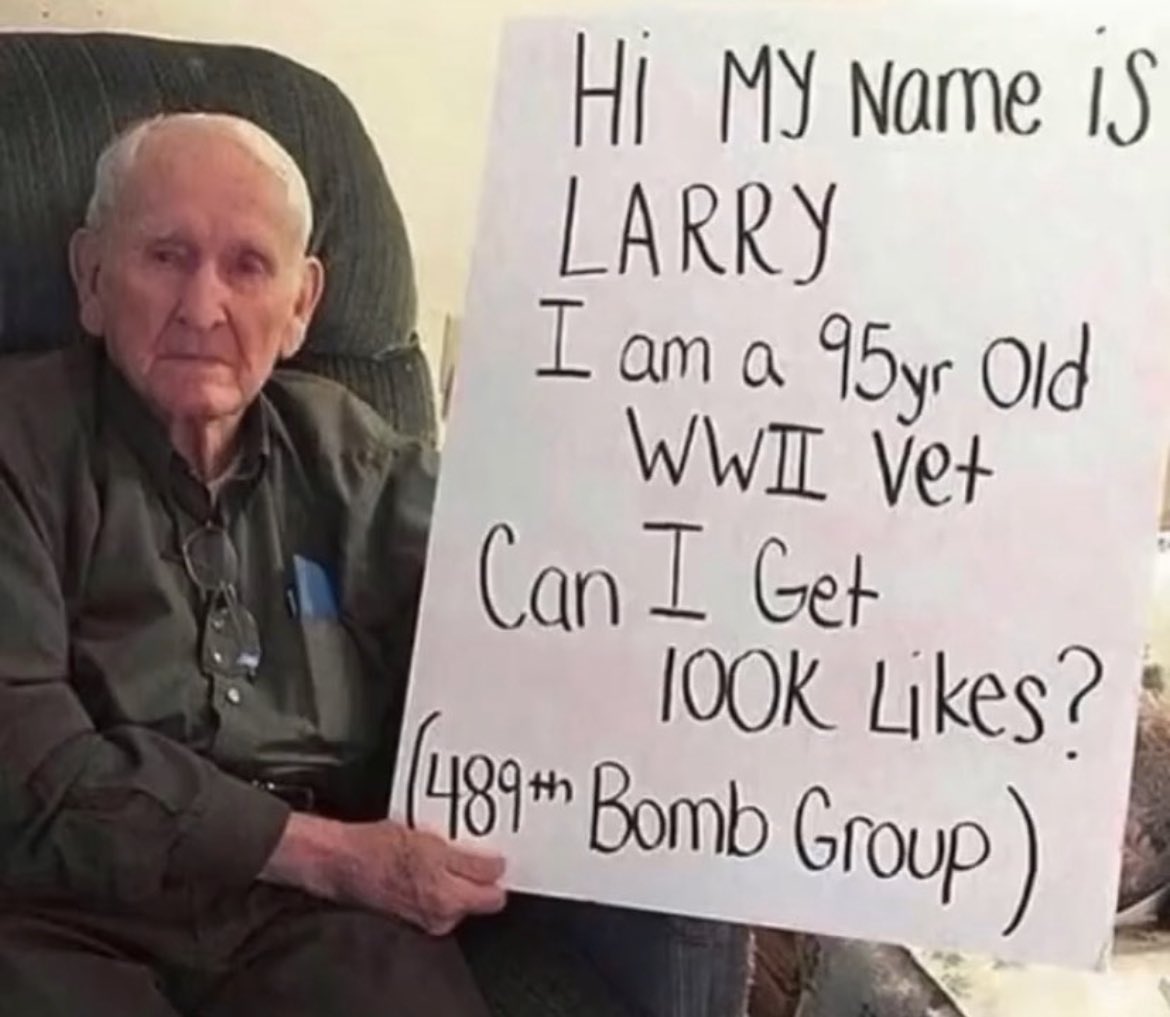 Give it up for Larry! 👍🙌👏