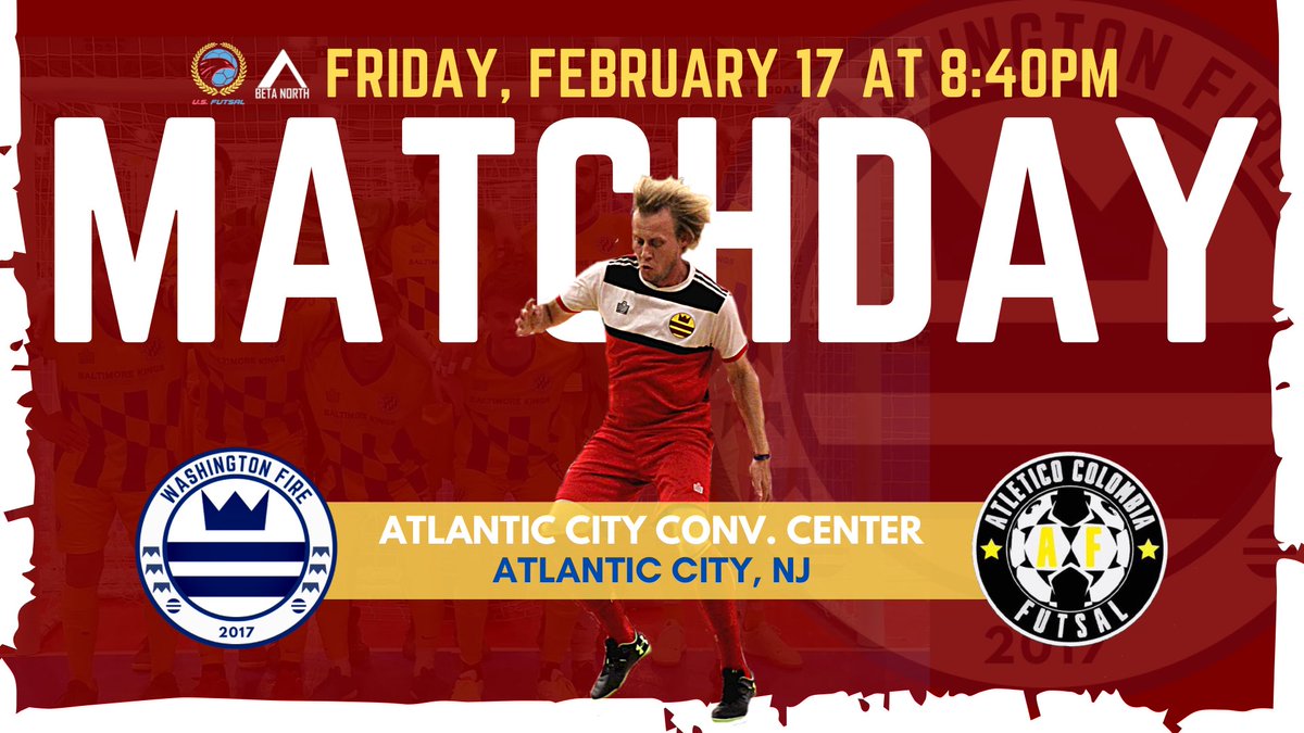 U.S. FUTSAL REGIONAL CHAMPIONSHIPS 🔥⚽️ 8:30 pm Kickoff in Atlantic City, NJ