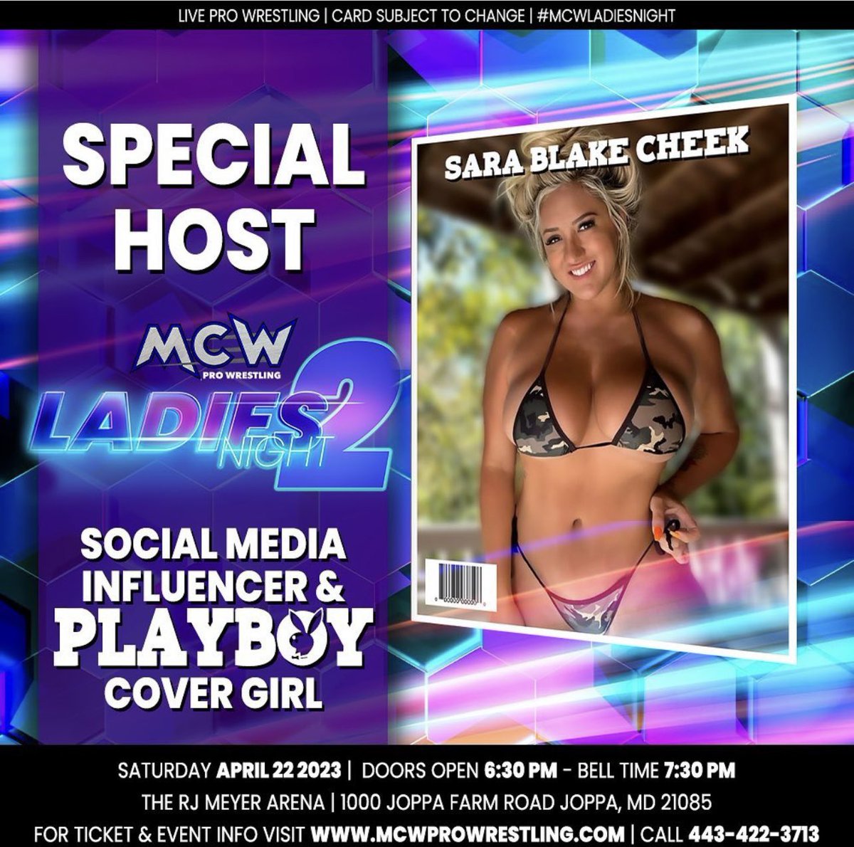 Maryland come meet me and watch these beautiful baddies on ladies night April 22nd! LFG 😜