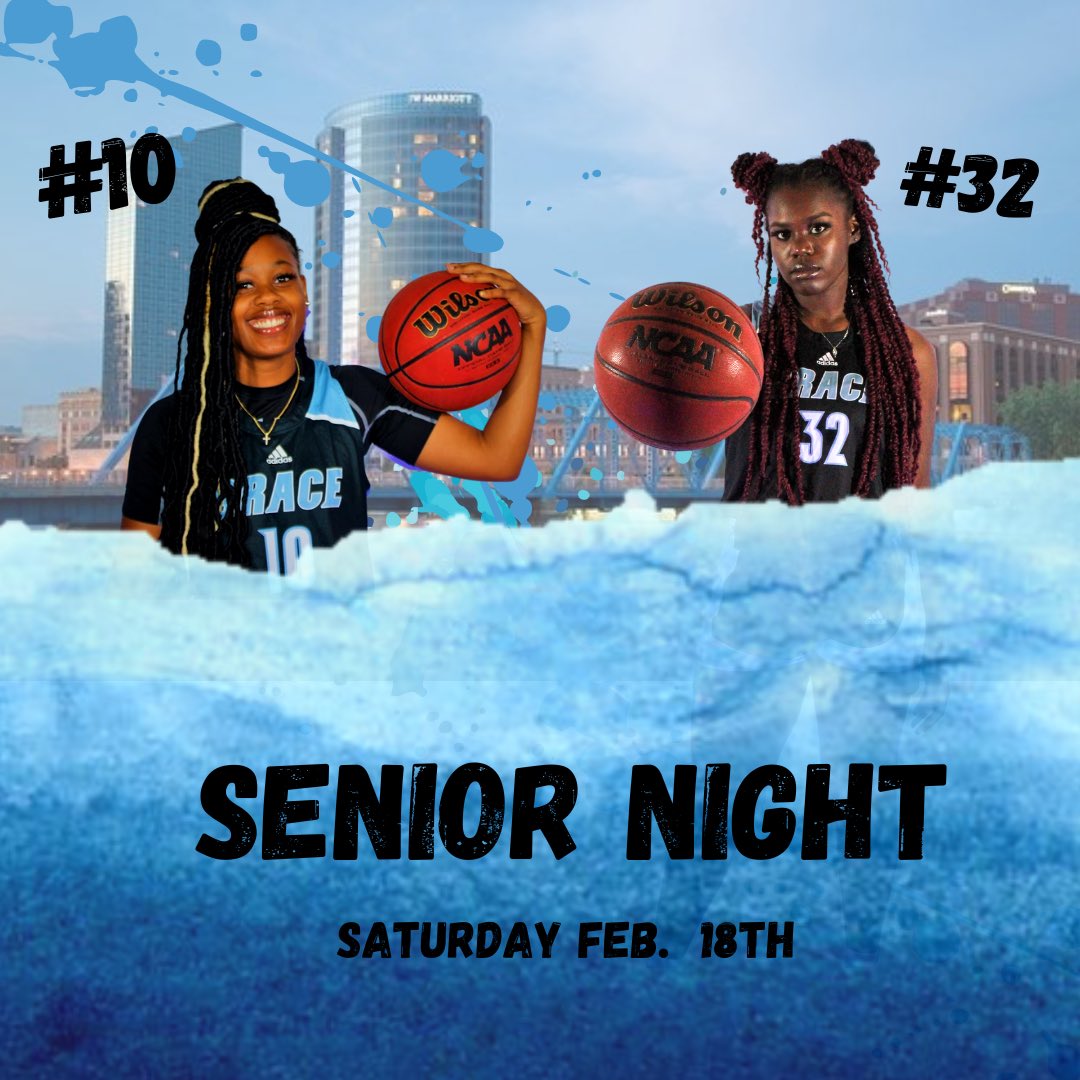 GraceWBBall's tweet photo. BIG GAME TOMORROW! 

Come celebrate our seniors, at our last home game of the season! Tip off is set for 1 o’clock! 

#atwork https://t.co/963aJ3BmAD