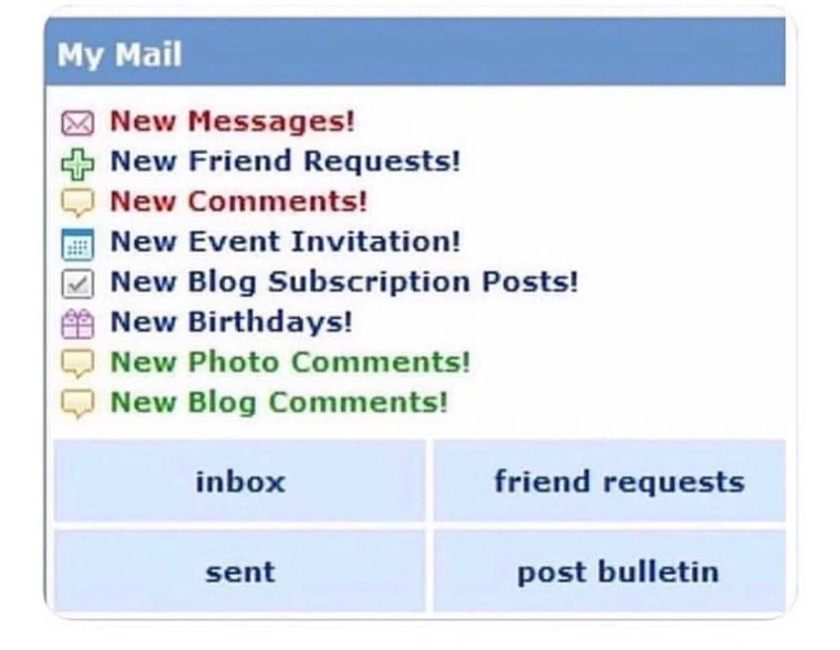 RanWithThePlan's tweet image. Since MySpace is trending, kids these days will never know how exciting this was