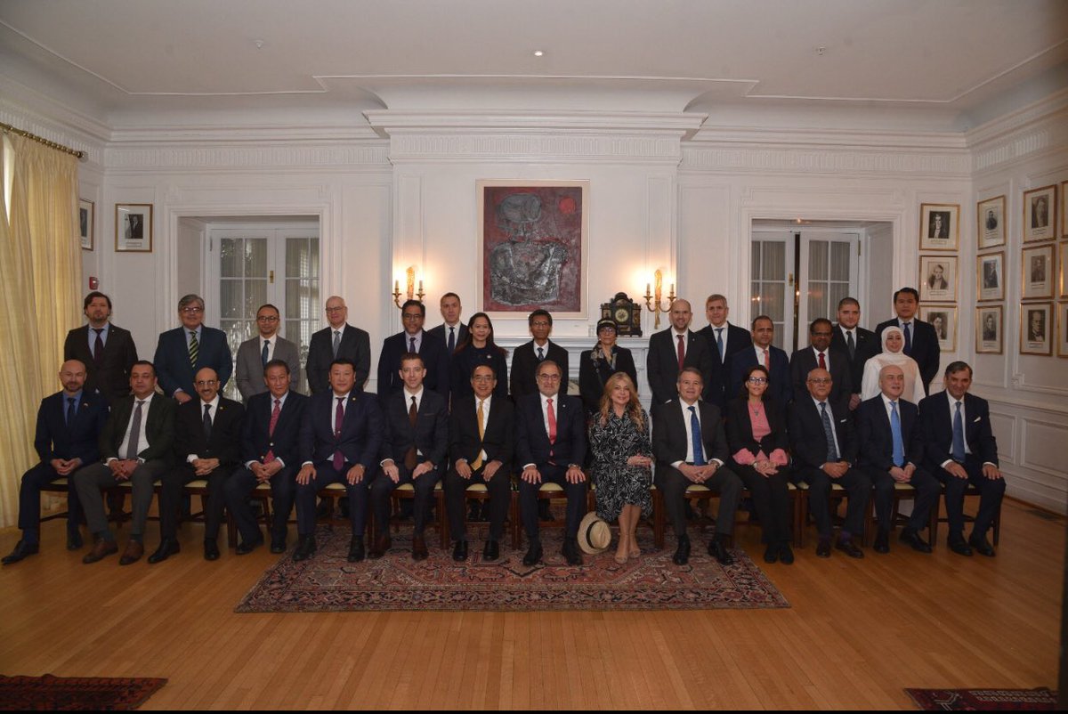 markodjuric's tweet photo. Successful GSP Alliance Ambassador-level meeting at @ARGinUSA, hosted by H.E. Ambassador @JorArguello, on the importance of renewing the expired Generalized System of Preferences.

23 countries’ representatives signed a #JointLetter asking #US Congress to reauthorize the program. https://t.co/cJxJIKfzwW
