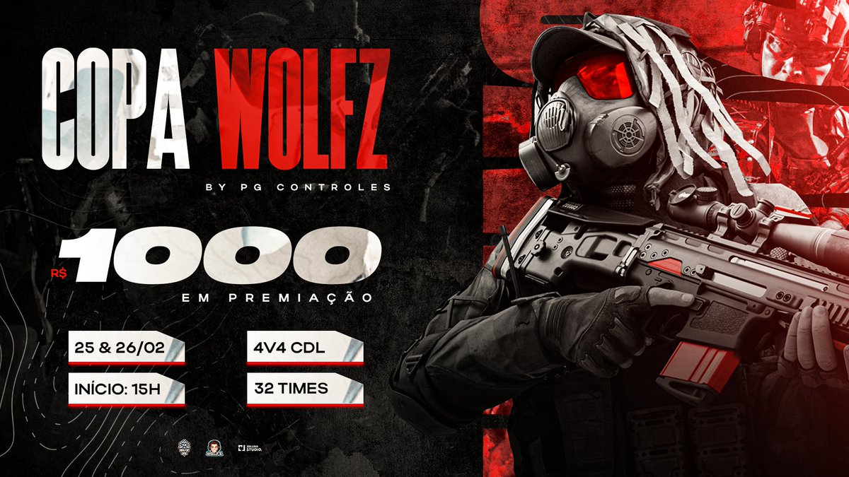 Wolfz (@uwolfz) on Twitter photo A COPA WOLFZ ESTÁ DE VOLTA!
No clima da ranked do <a href="/CallofDutyBR/">Call of Duty BR</a>, lançamos nosso campeonato para reacender a chama do competitivo!
Todas as informações na imagem, inscrição GRÁTIS através do formulário: forms.gle/Szw2mAUehoE7bM…
Apoio:
@PGcontroles
<a href="/SFushaBR/">Fushimi 伏見</a>
Caião A COPA WOLFZ ESTÁ DE VOLTA!
No clima da ranked do <a href="/CallofDutyBR/">Call of Duty BR</a>, lançamos nosso campeonato para reacender a chama do competitivo!
Todas as informações na imagem, inscrição GRÁTIS através do formulário: forms.gle/Szw2mAUehoE7bM…
Apoio:
@PGcontroles
<a href="/SFushaBR/">Fushimi 伏見</a>
Caião